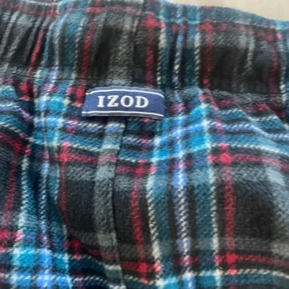 Men's Plaid Pants - Black and Red - Picture 3 of 4